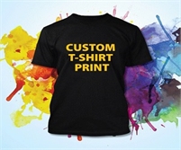  Custom Screen Printed T- shirts with no setup fees